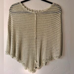 Light green Talbot’s knitted shawl